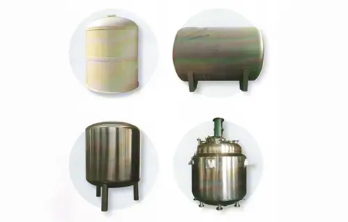 Tershion Process Vessels for almost all industrial fields requiring medium storage or mixing