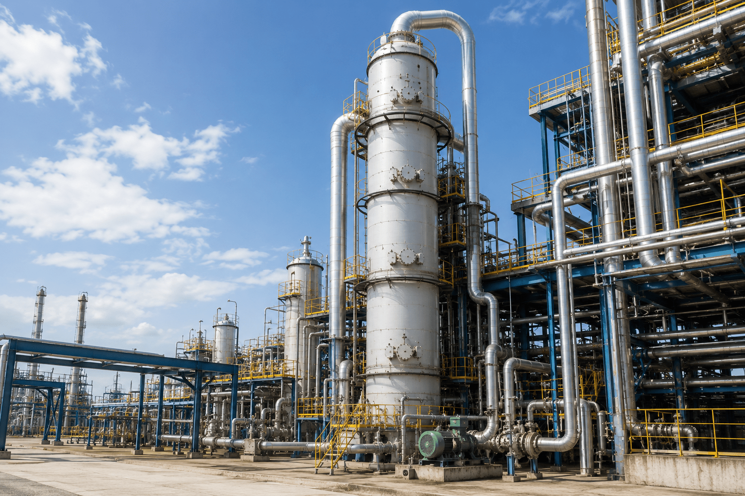 PTFE Lined Scrubber Tower for HF Tail Gas Treatment