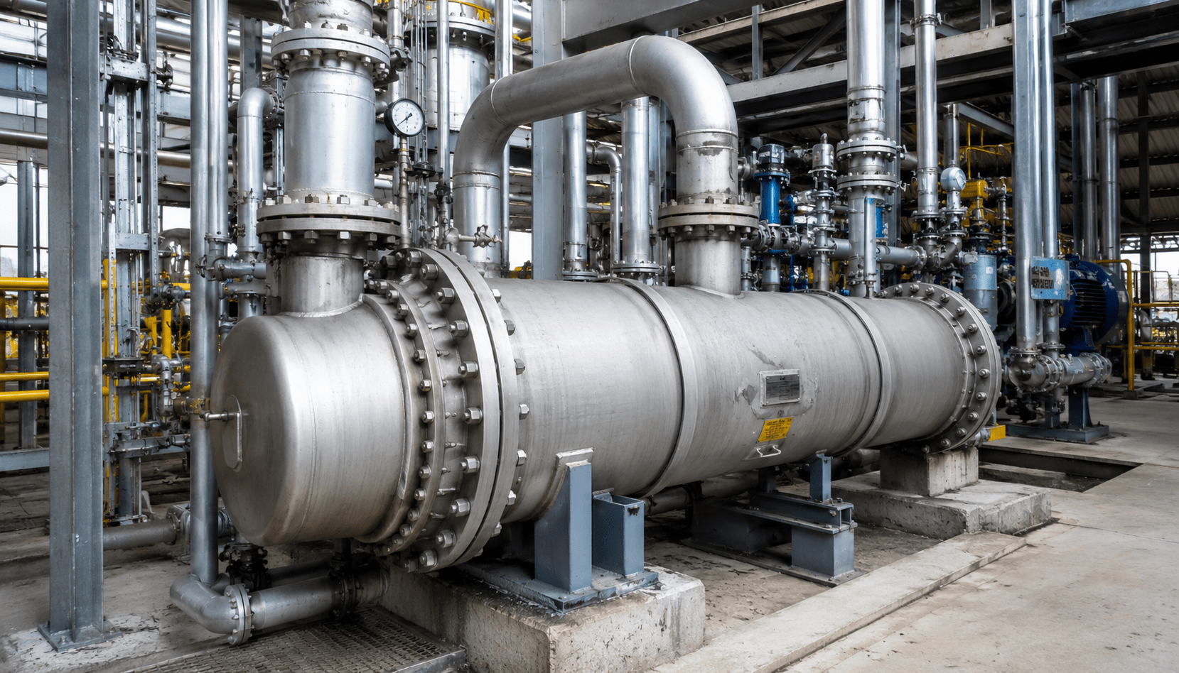 Chemical Plant Heat Exchanger System India Industrial Application Case
